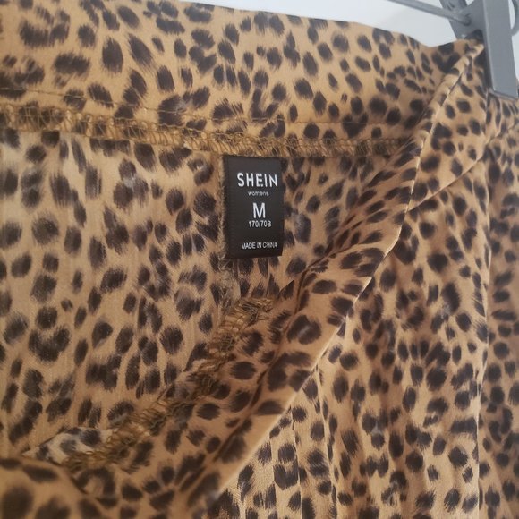 Leopard Cheetah Shein Midi Skirt - Picture 4 of 4